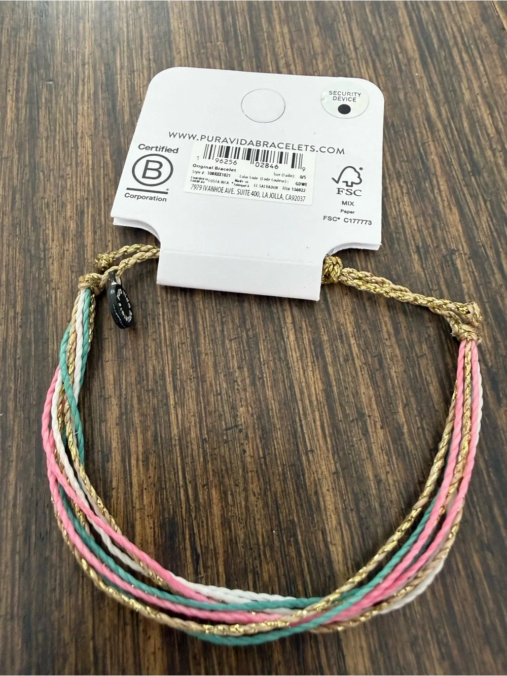 Pura Vida Bracelet Lot Bundle 6 New Waterproof Beaded Yellow Blue Pink UCLA CAL